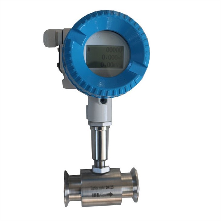 Tri-clamp turbine flow meter Tri-clamp turbine flow meter